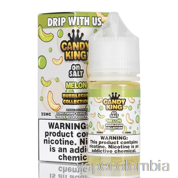 Kit Completo De Vapeo Colección Melon Bubblegum - Candy King On Salt - 30ml 35mg